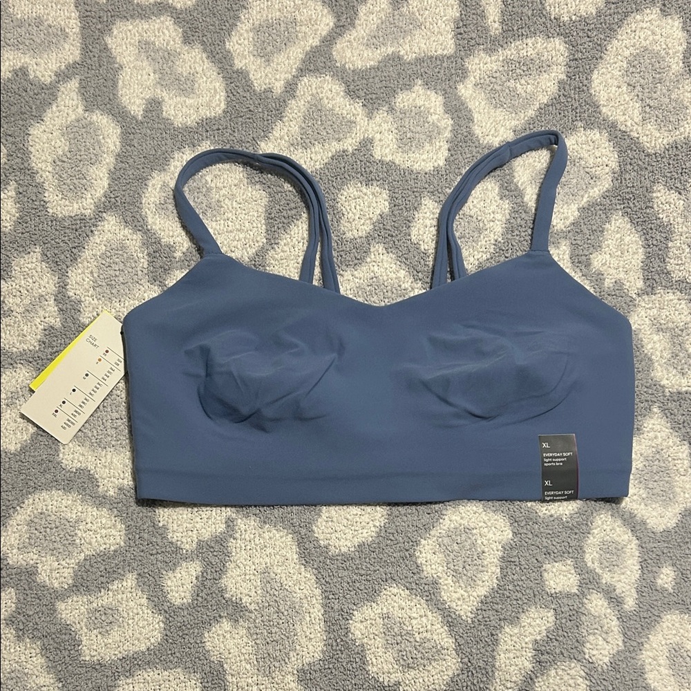 NWT All in Motion Blue Sports Bra
